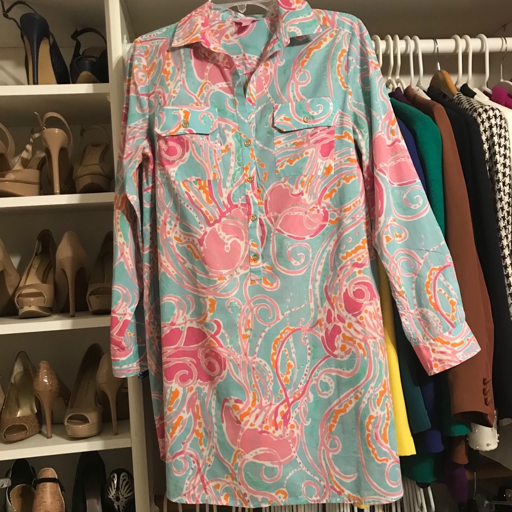 Lilly Pulitzer jellies be jammin versatile top